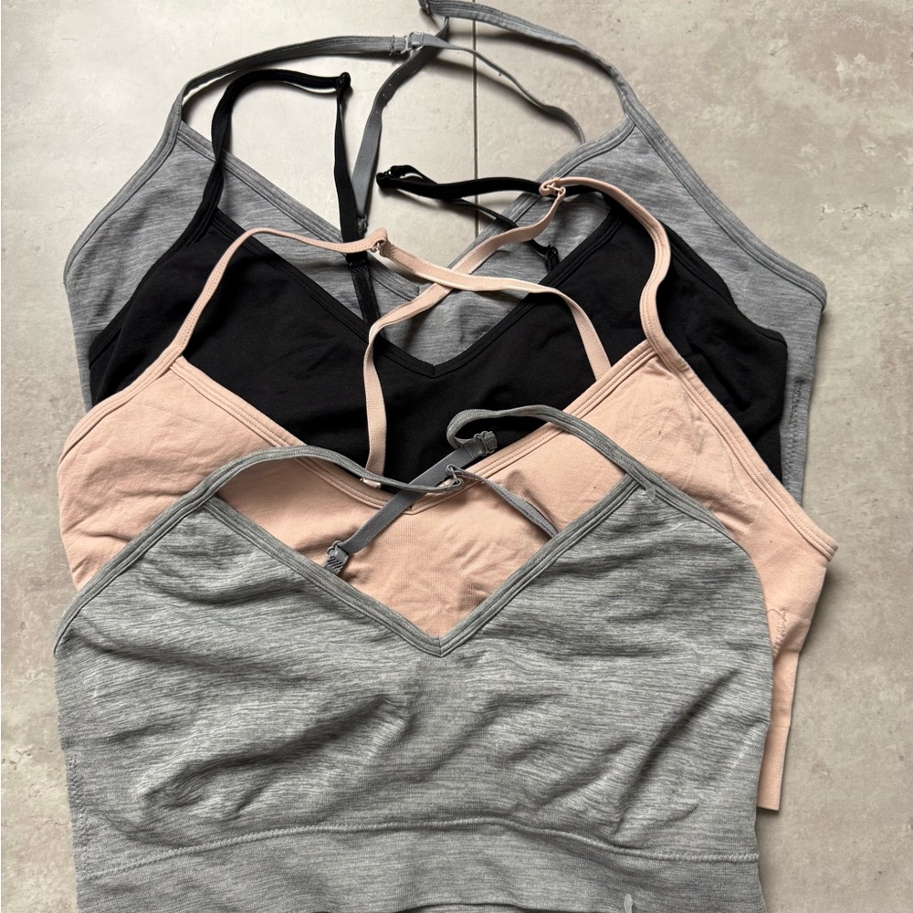 Secret Treasures Black and Gray Sports Bra NEW NO TAGS